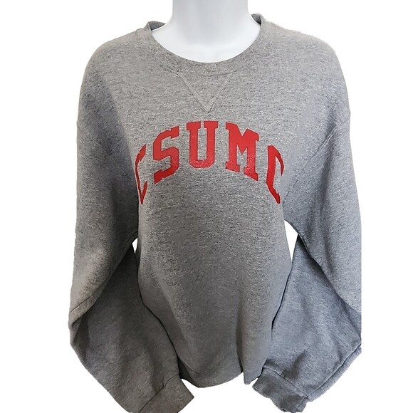 Russell Athletic Tops - Vintage Russell Athletic CSUMC Sweatshirt Womens M Gray Pullover Crewneck 90s
